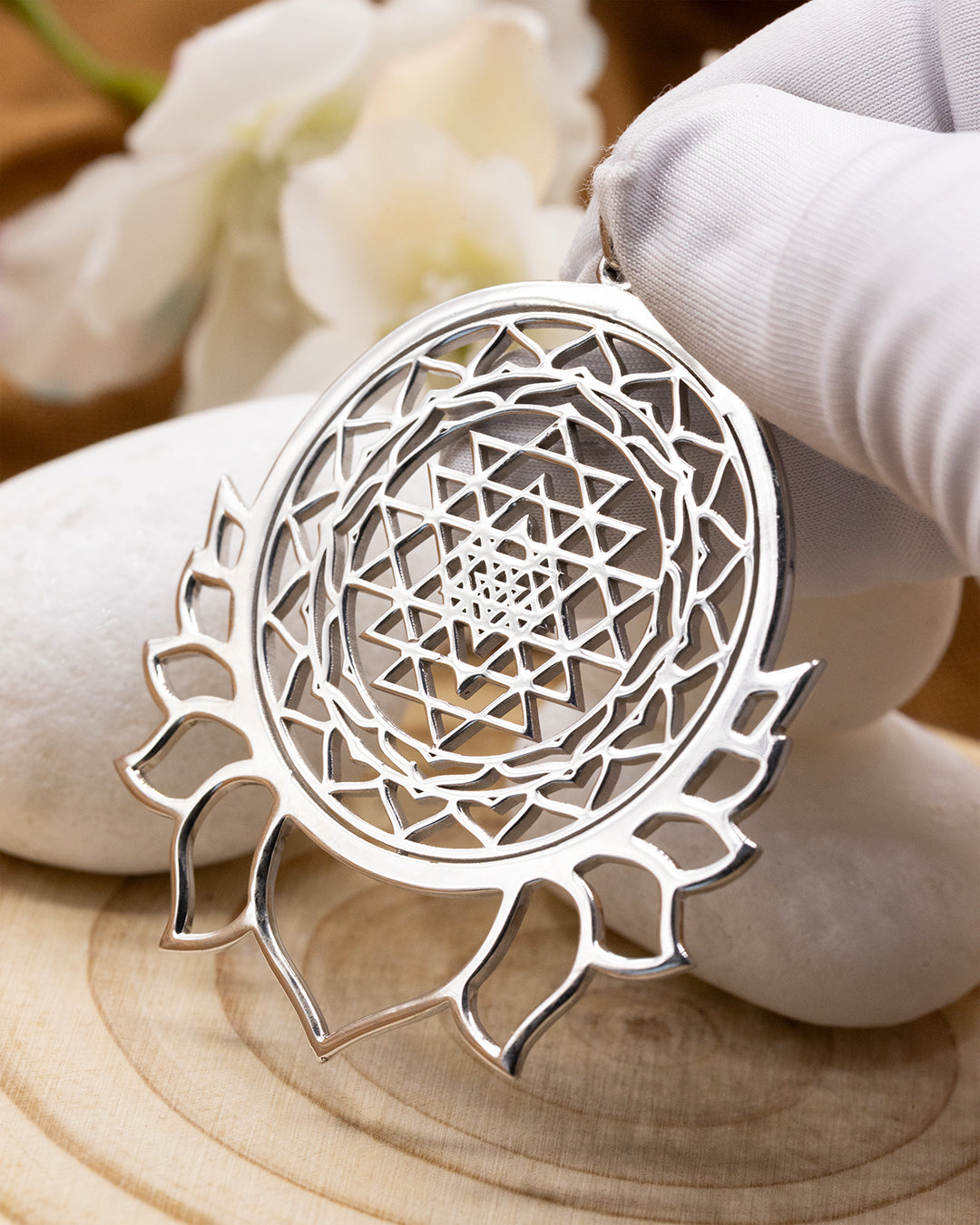 Radiant Sri Yantra Lotus