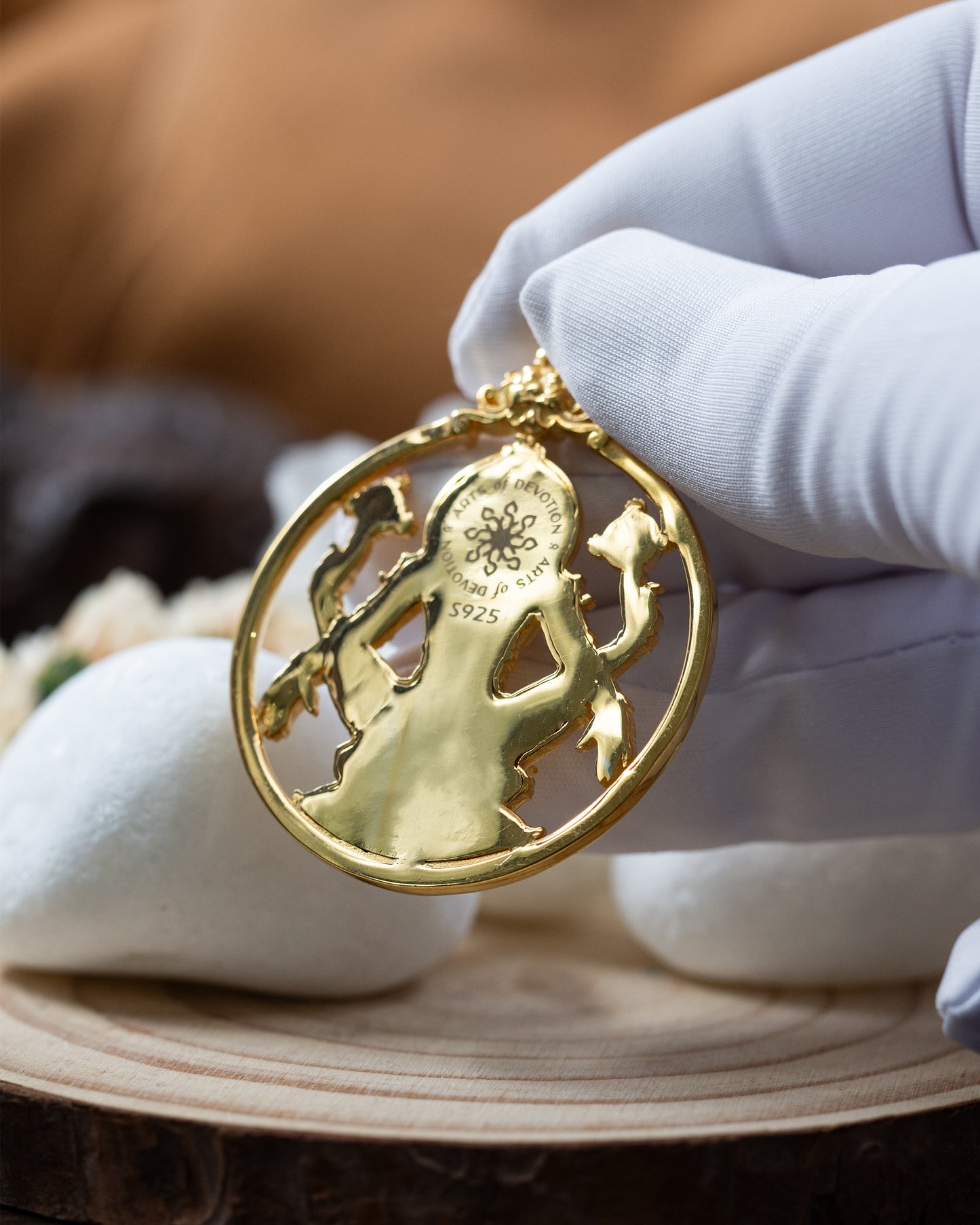 Gold Plated Yoga Narasimha