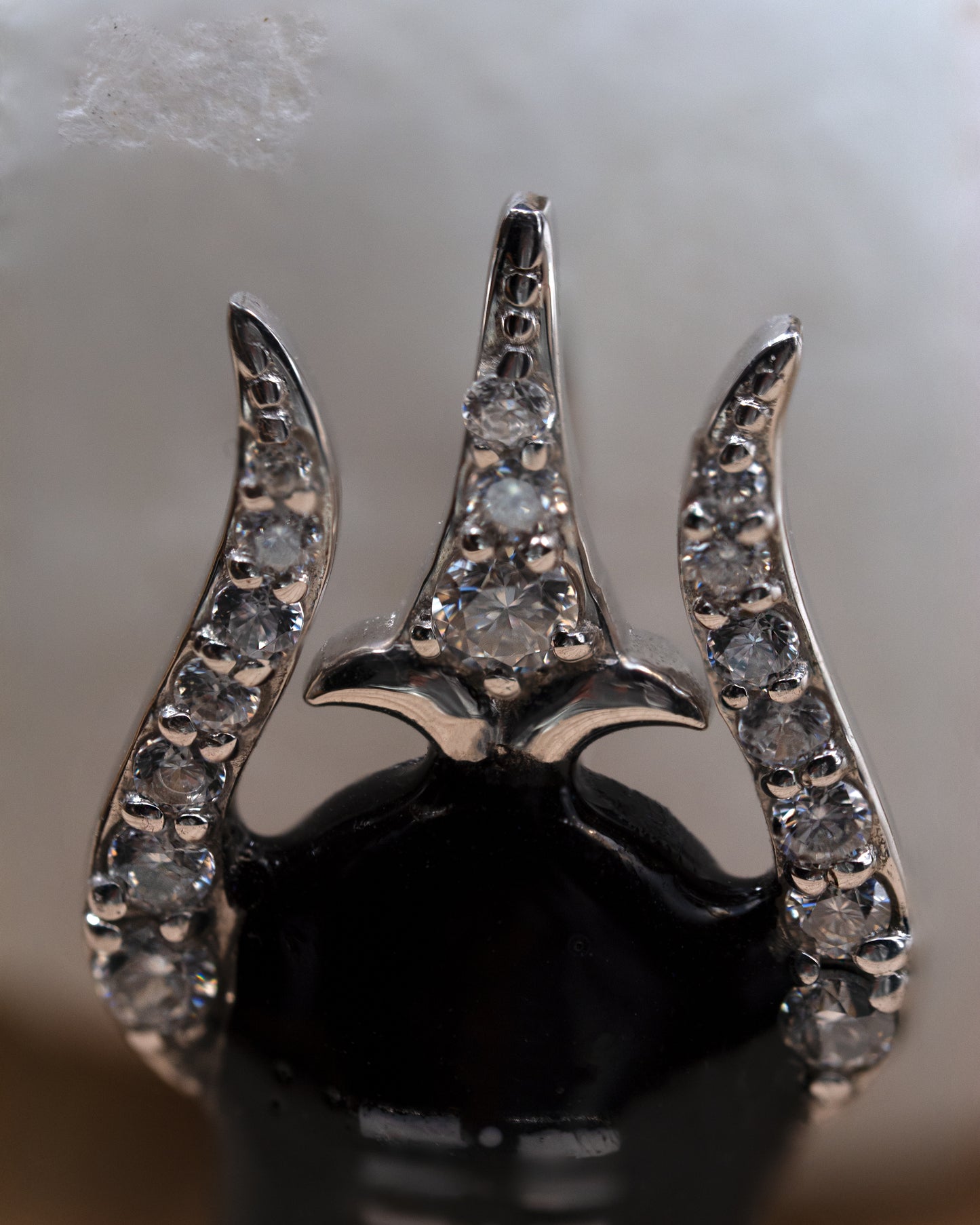 Radiant Shivalingam Trisula