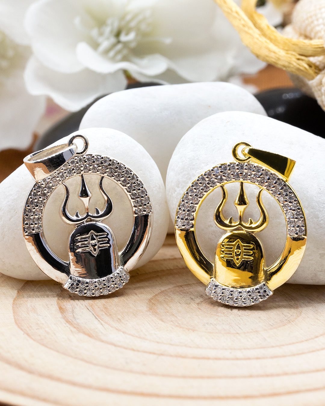 Radiant Shiva Trident Pendant