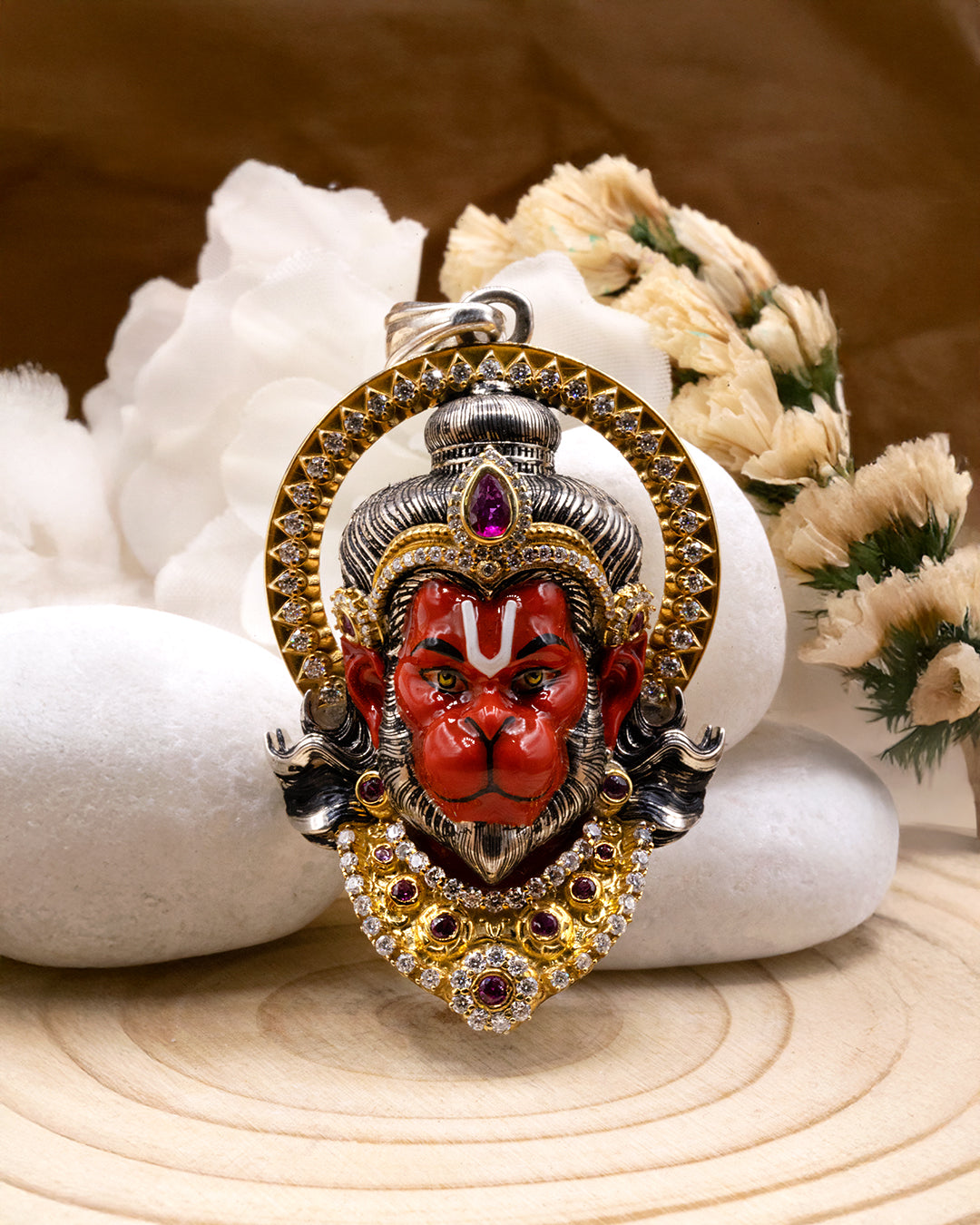 Radiant Sindoori Hanuman