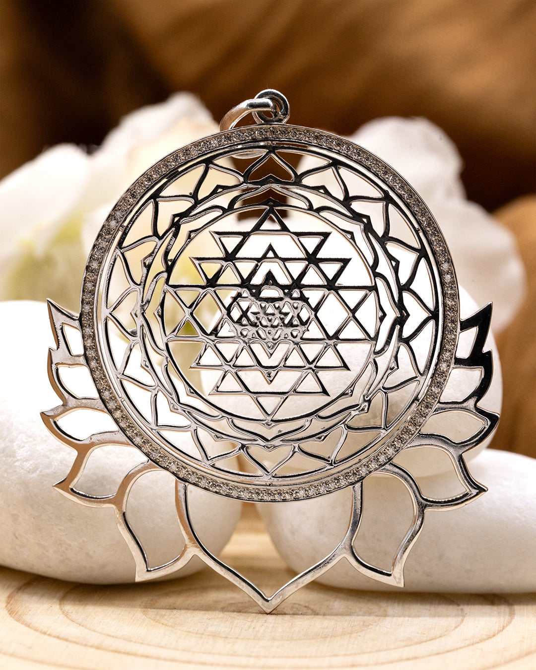 Radiant Sri Yantra Lotus