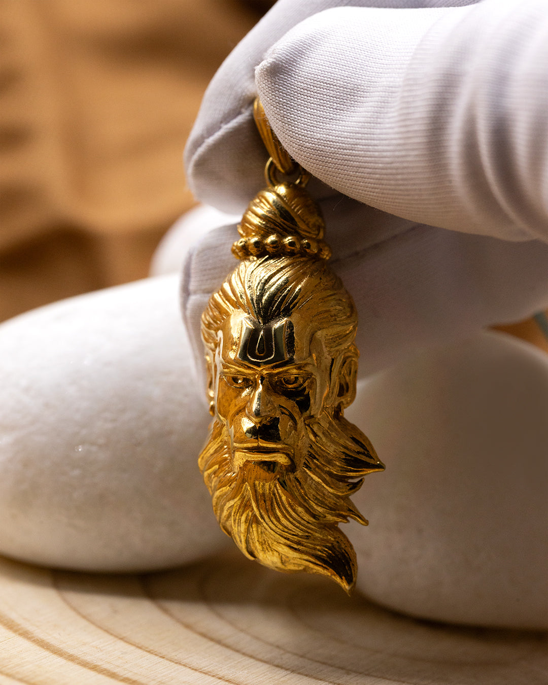 Gold Plated Rudra Hanuman