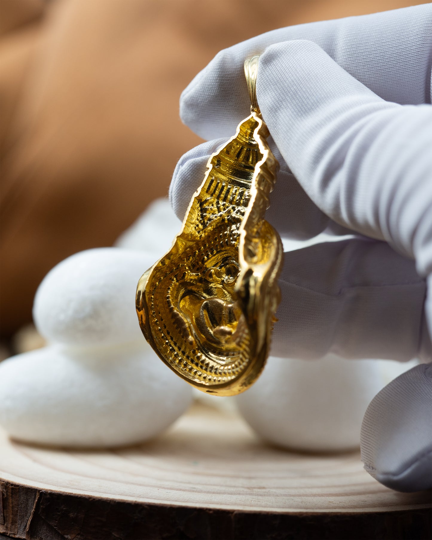 Gold Plated Yogananda Mukha Narasimha