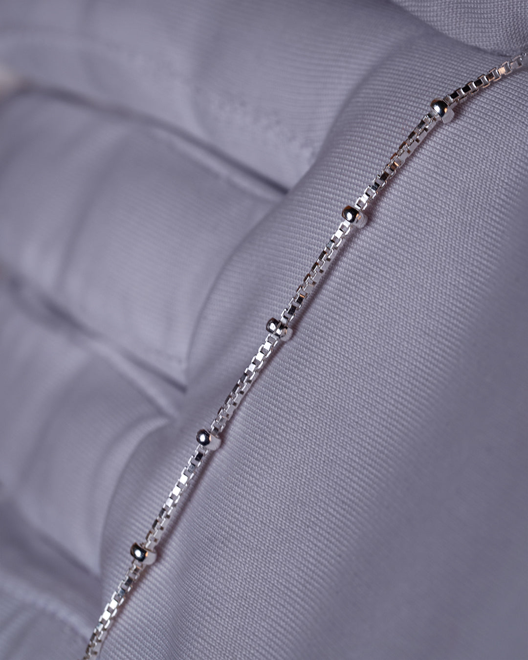 Beaded Diamond Cut Box Chain