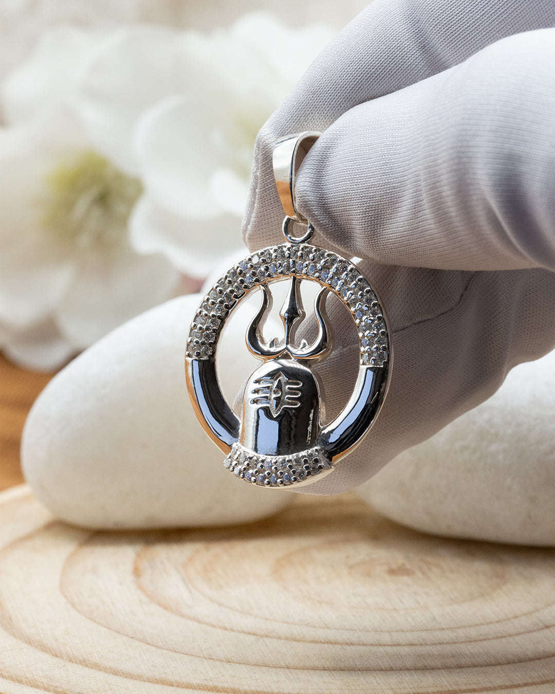 Radiant Shiva Trident Pendant