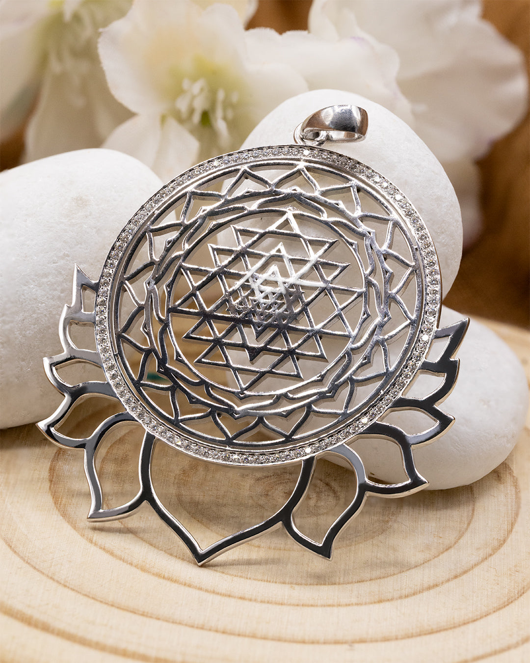 Radiant Sri Yantra Lotus