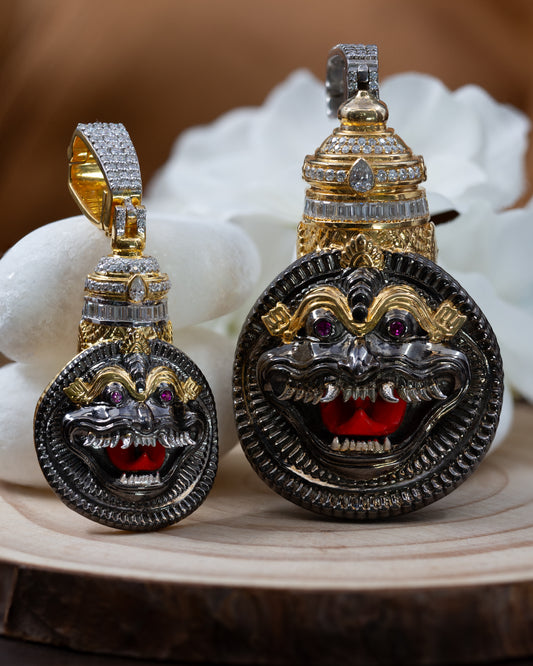 Radiant Plated Yogananda Mukha Narasimha
