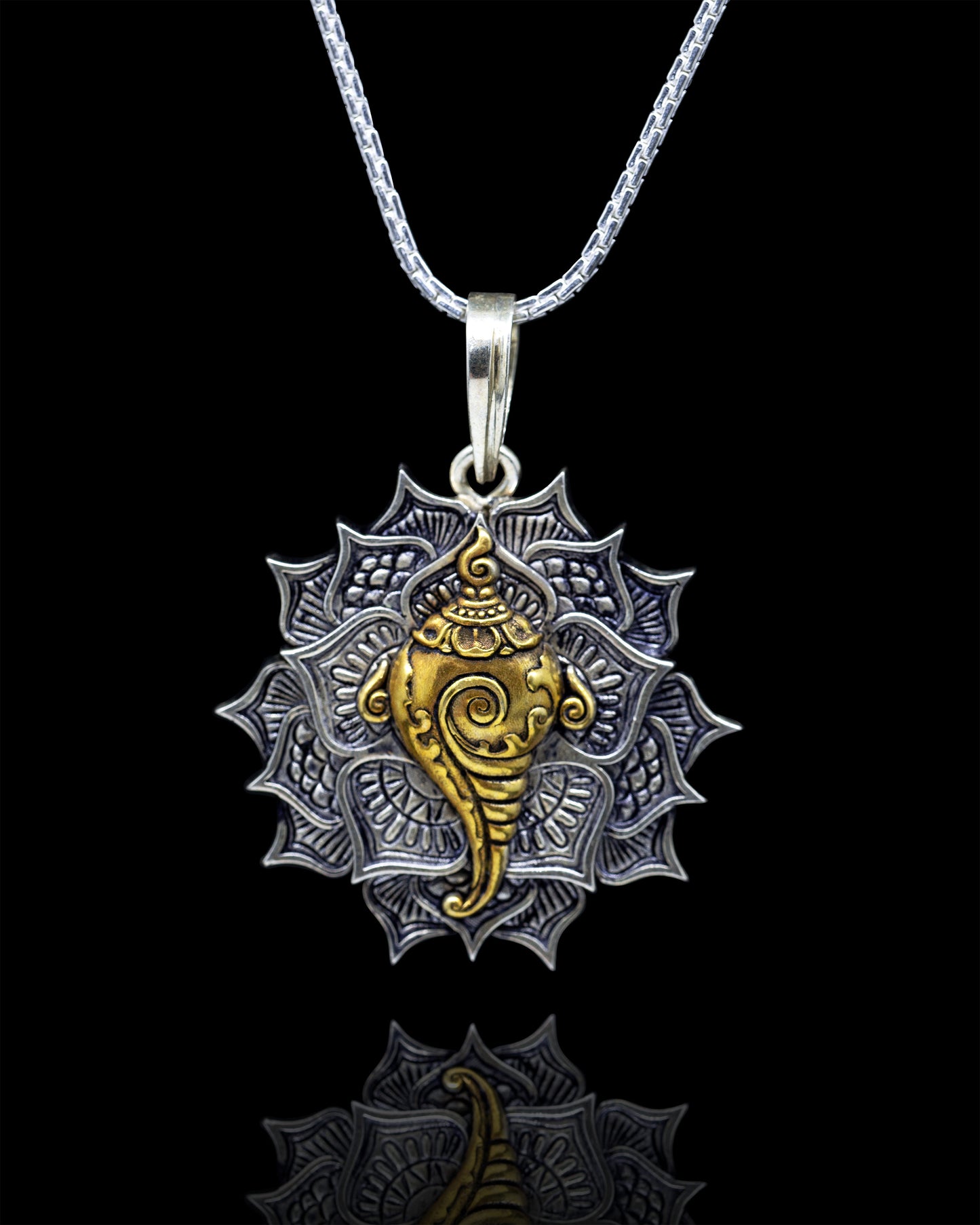 Gold Plated South Sankha