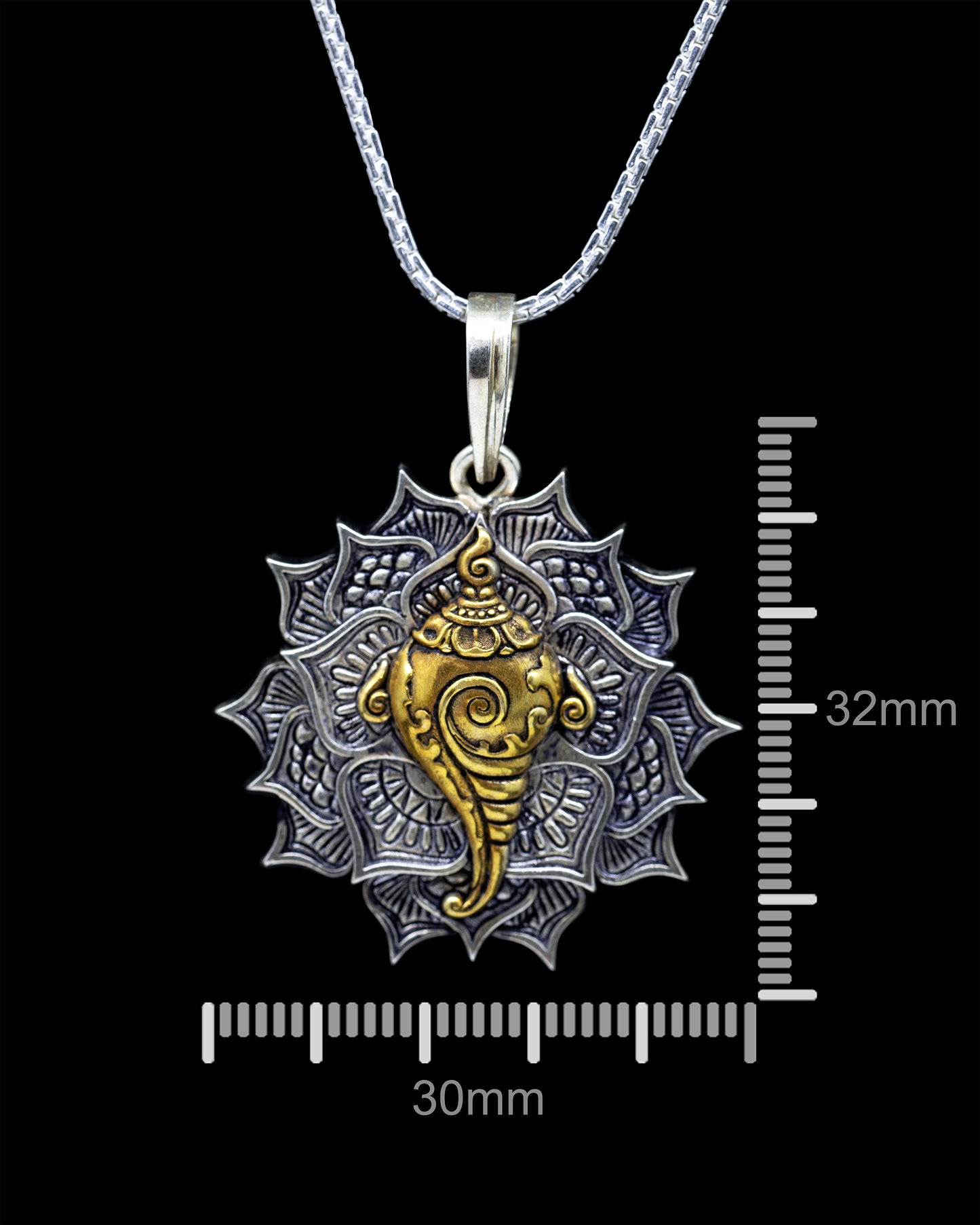 Gold Plated South Sankha