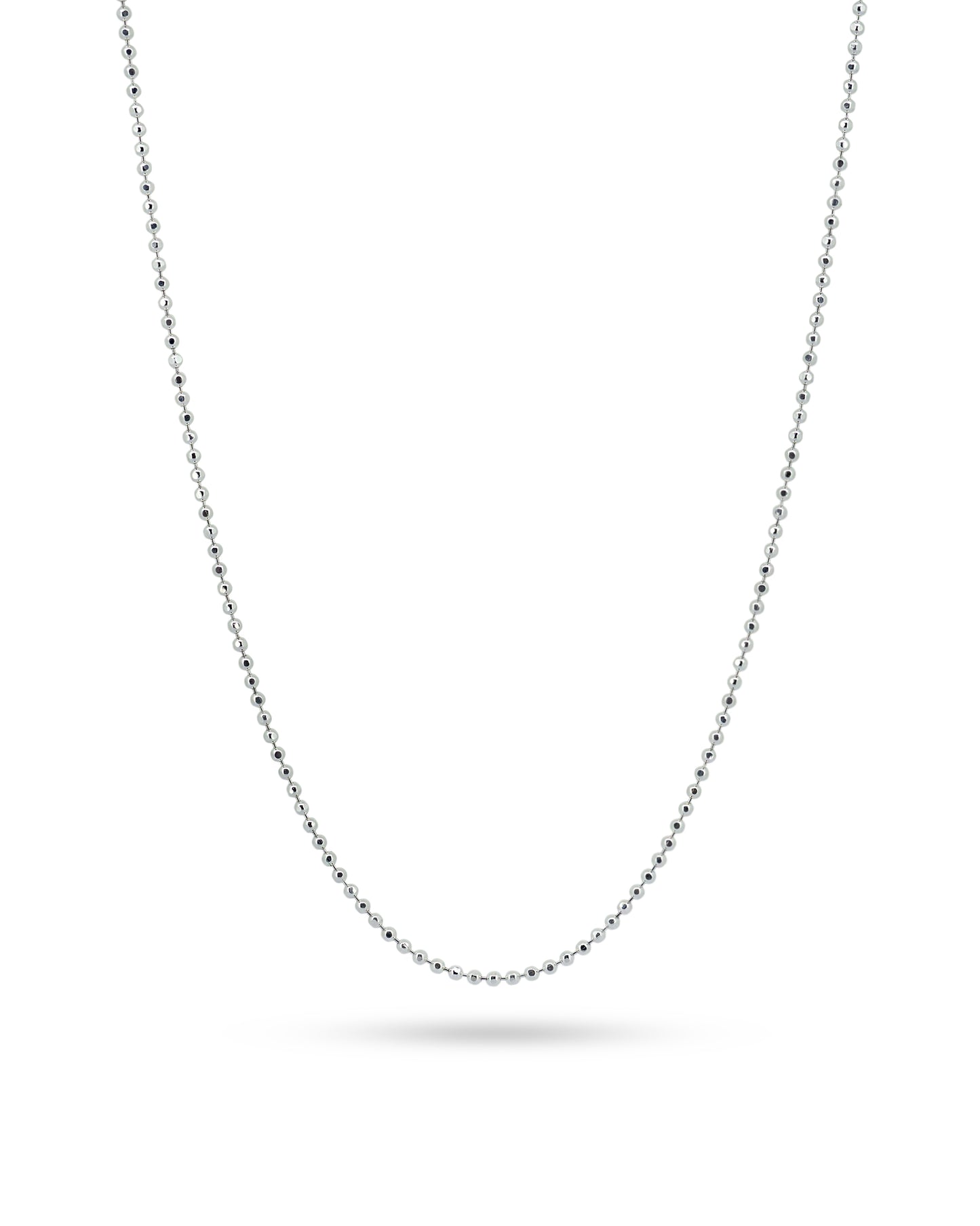 Diamond Cut Small Beaded Chain