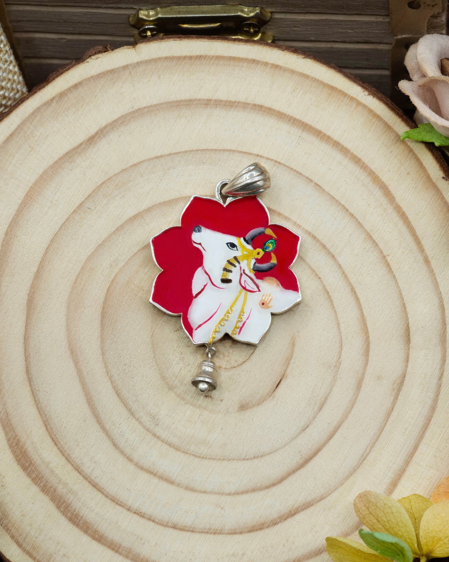 Cow Pendant & Earrings Set