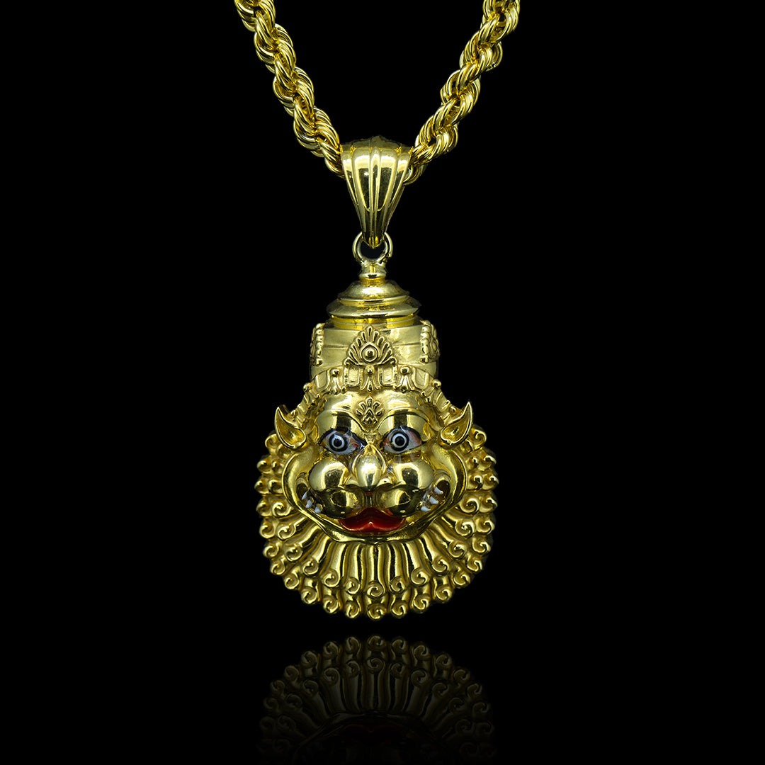 Gold Plated Shanta Mukha