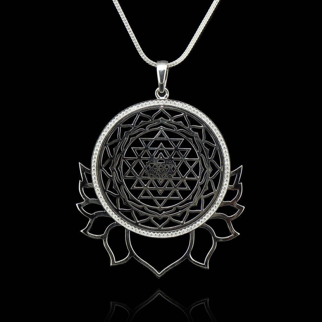 Radiant Sri Yantra Lotus