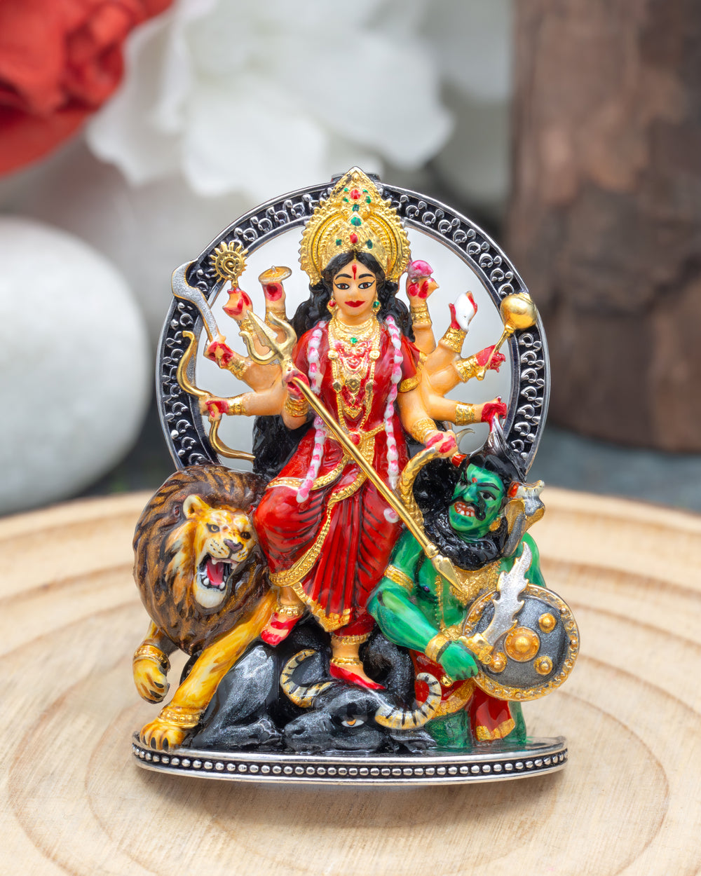 Enameled Mahisasur Nashini