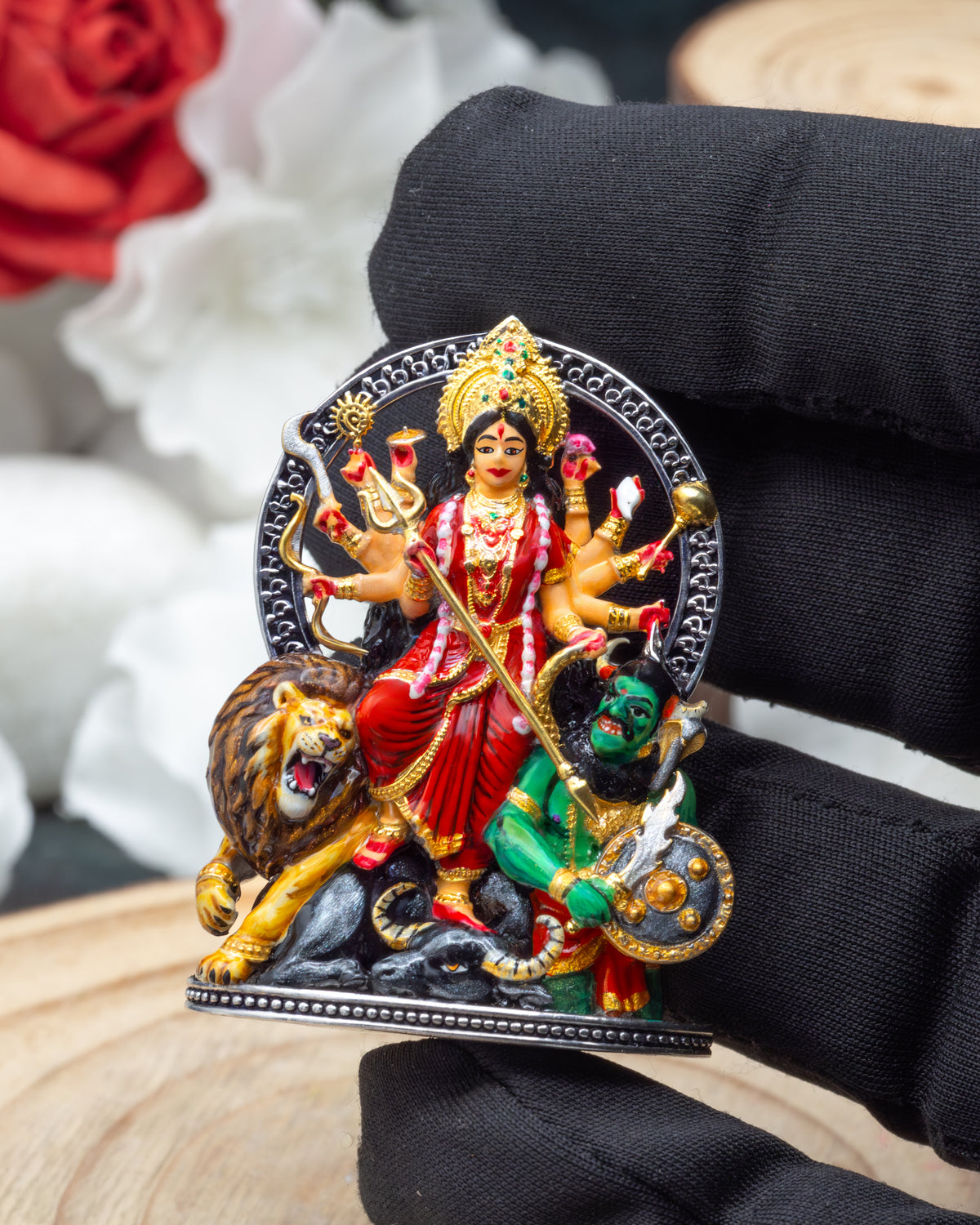 Enameled Mahisasur Nashini