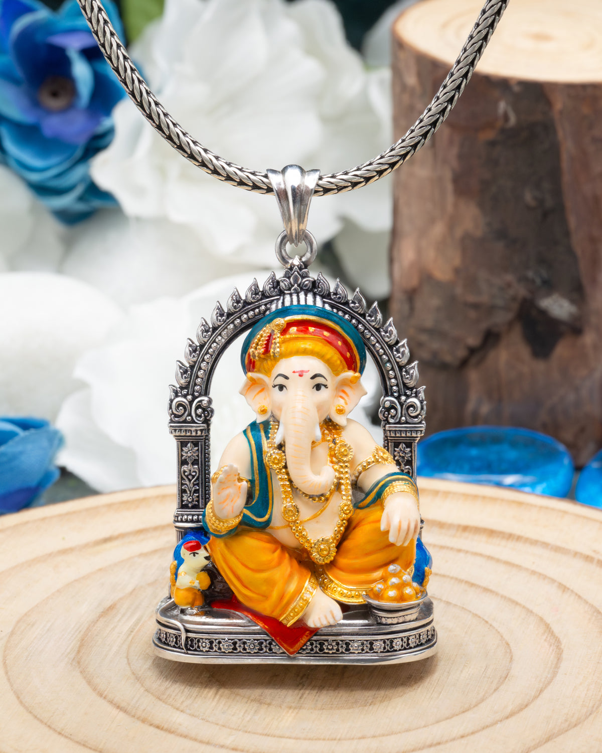 Enameled Peshwa Ganesh — photo 1