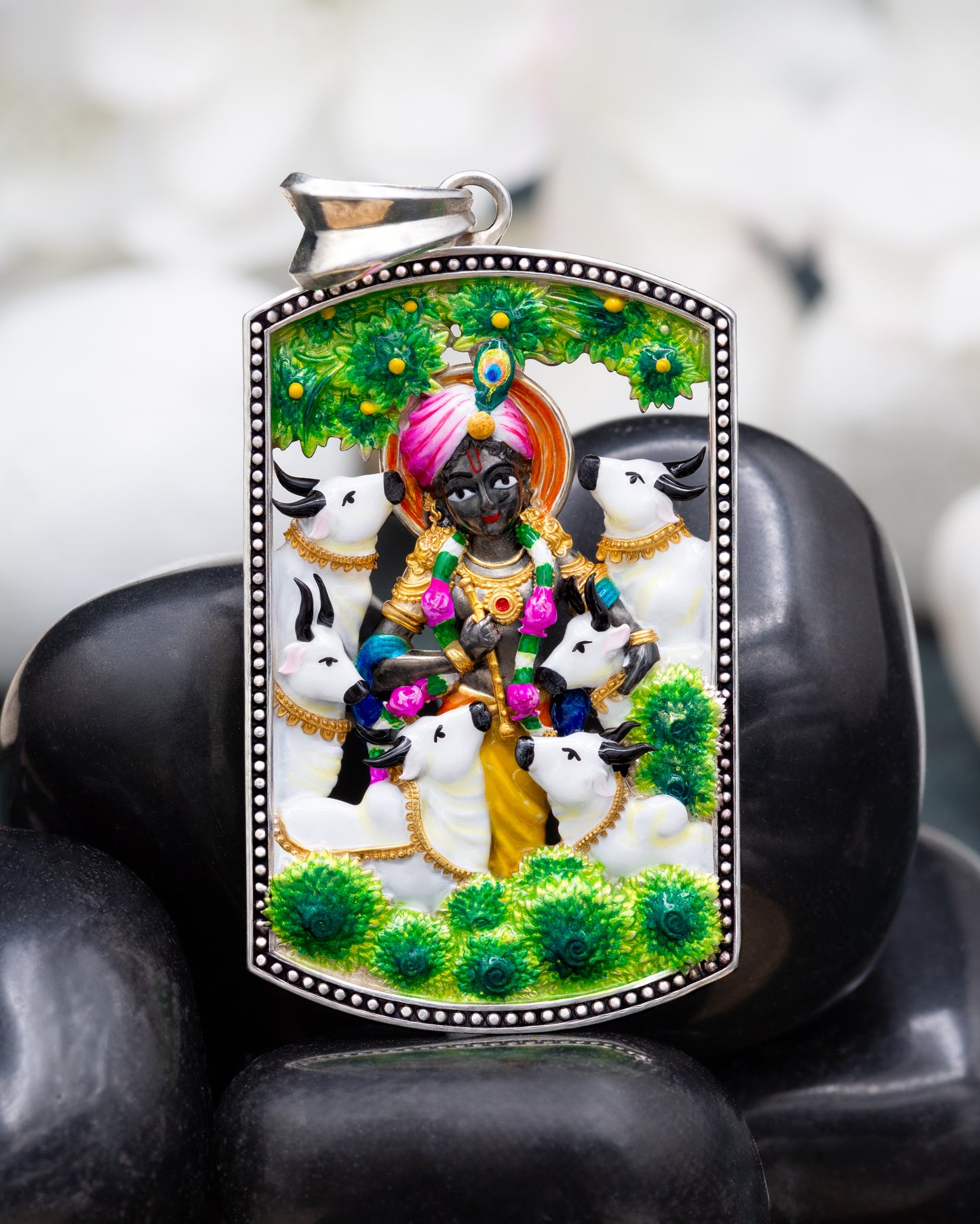 Enameled Vrindavan Gopal