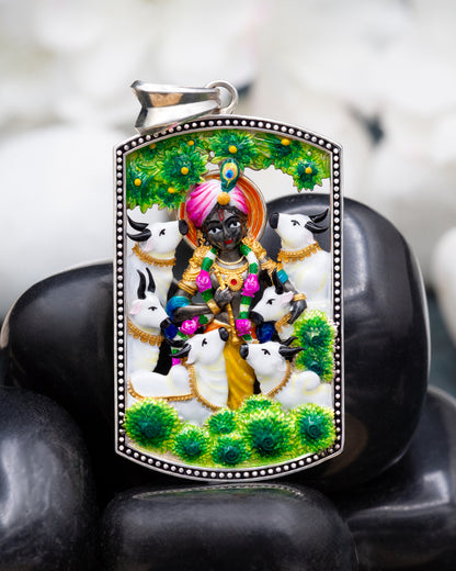 Enameled Vrindavan Gopal