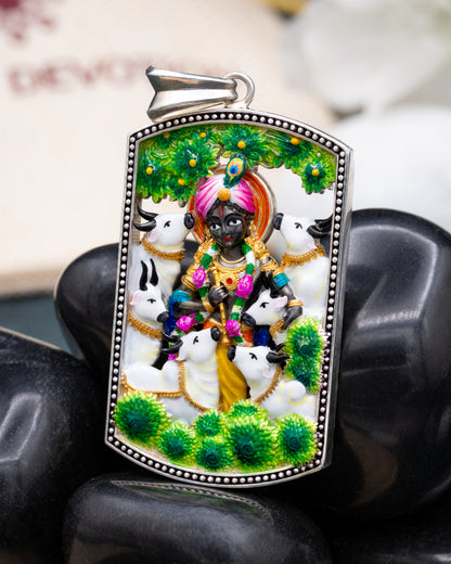 Enameled Vrindavan Gopal