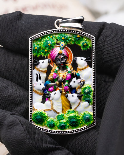 Enameled Vrindavan Gopal