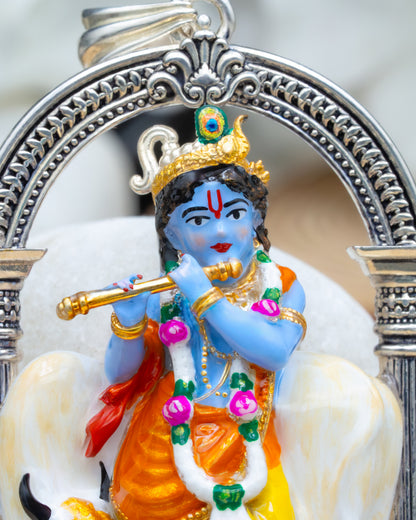 Enamel Cow Gopal