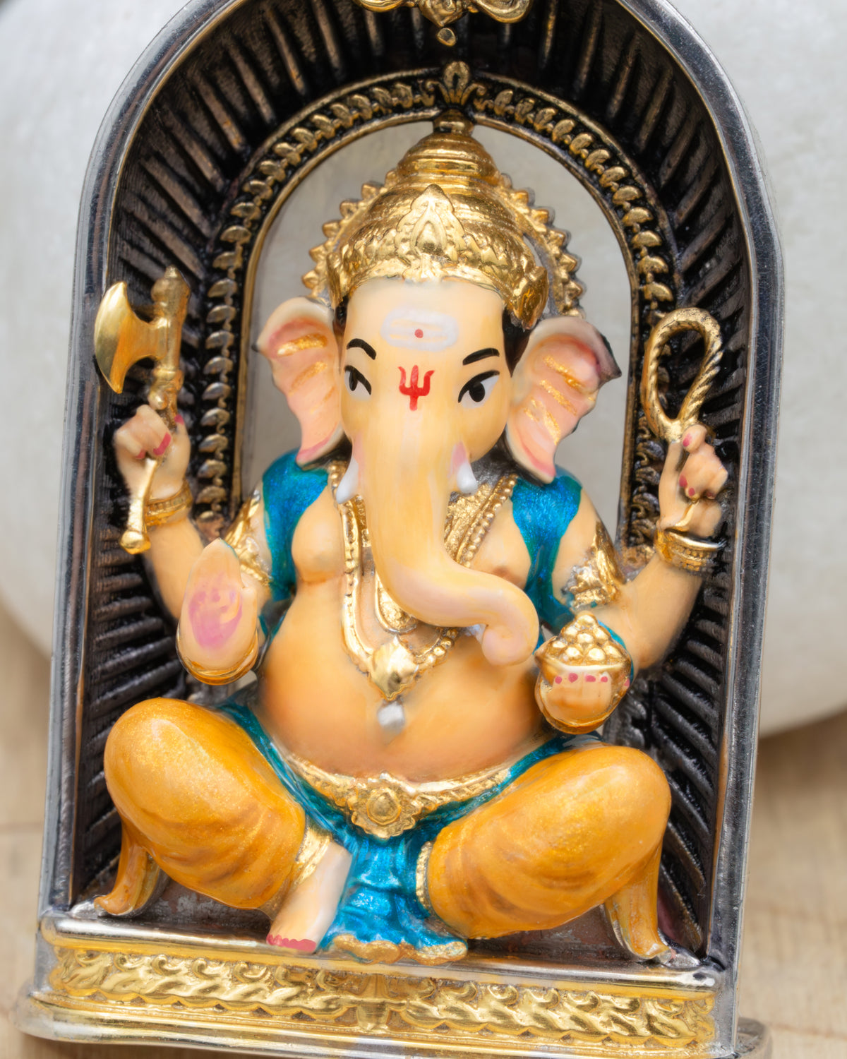 Enamled Mangal Murati Ganesh