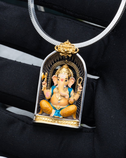 Enamled Mangal Murati Ganesh