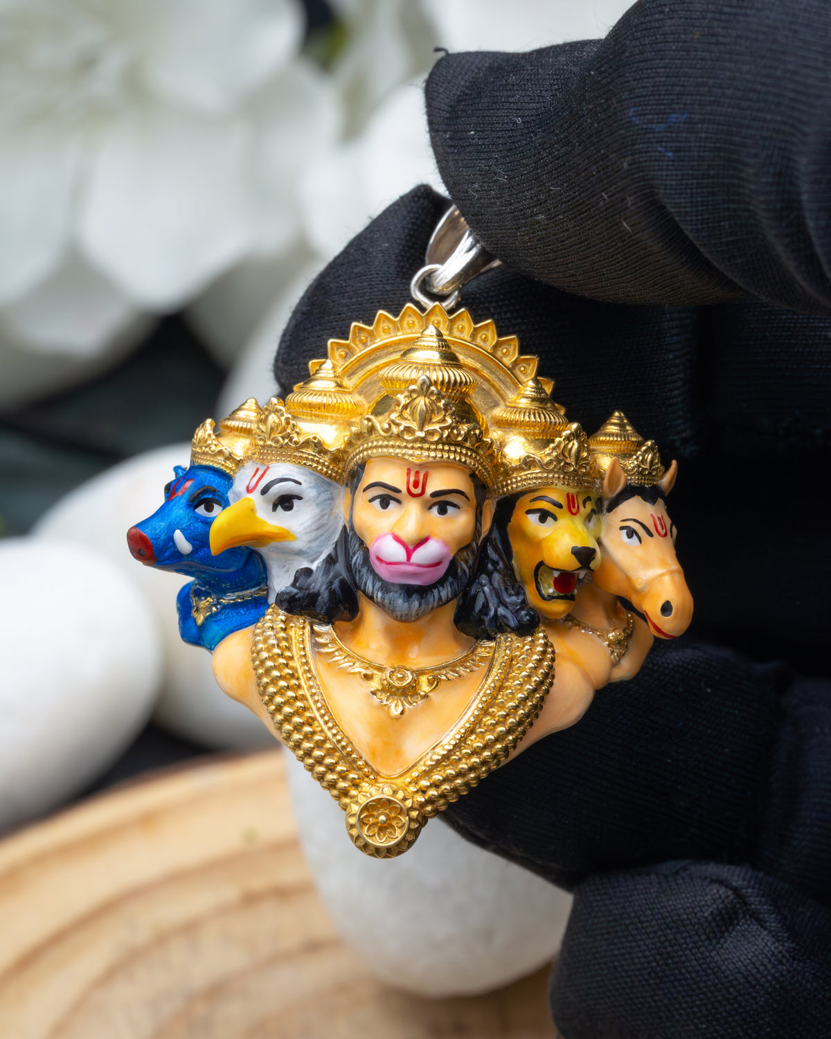Enamled Panch Mukhi Hanuman