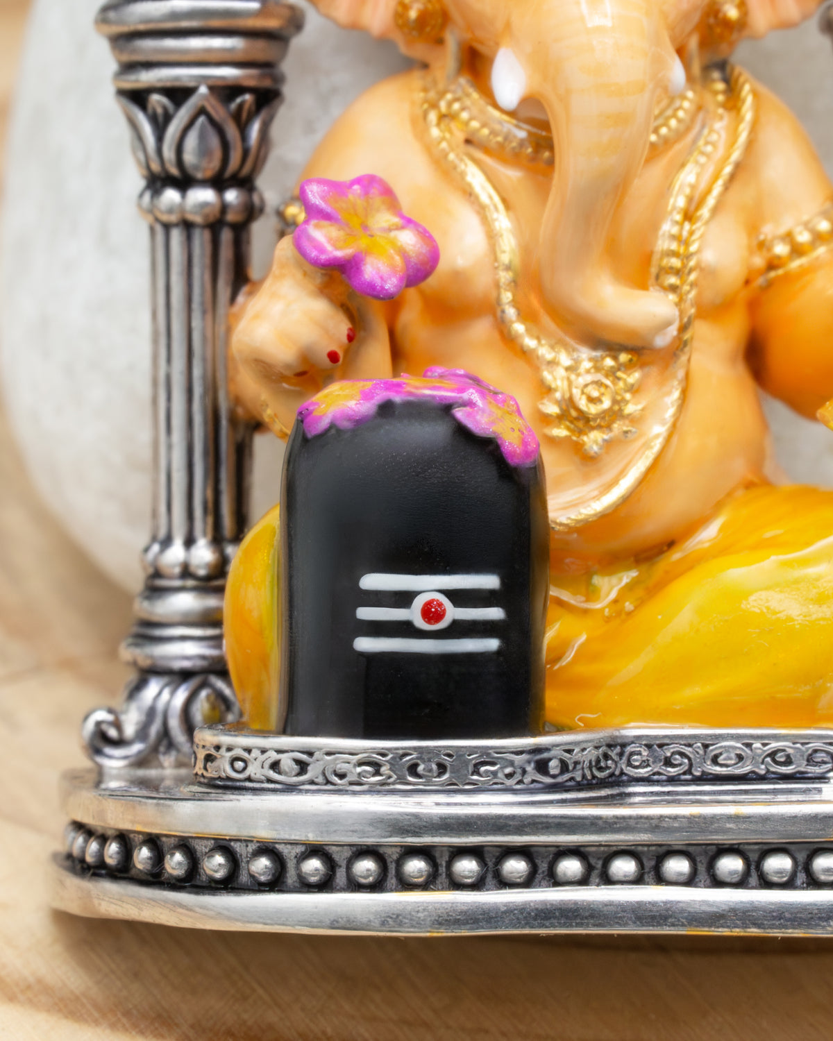 Enamled Shivlingam Ganpati
