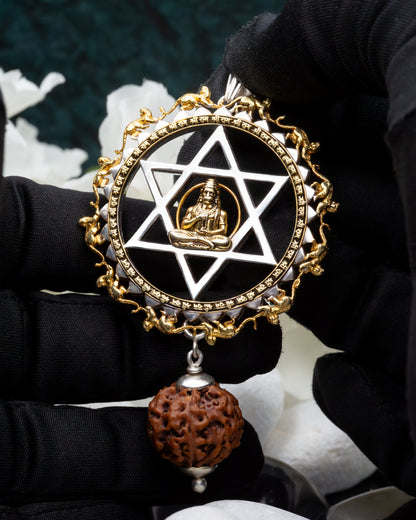 Gold Plated Yantrodharaka Hanuman