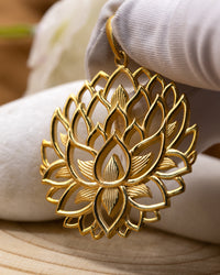 Full Bloomed Lotus Pendant