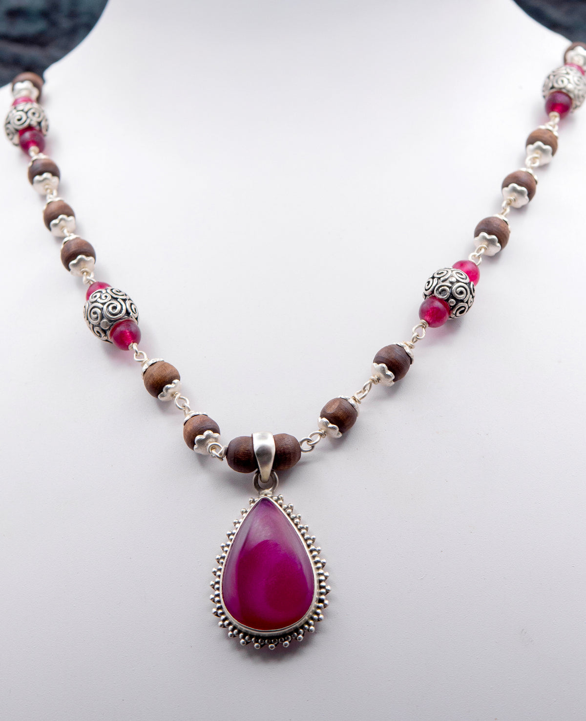 Ruby & Red Onyx Mala Earring set — photo 1
