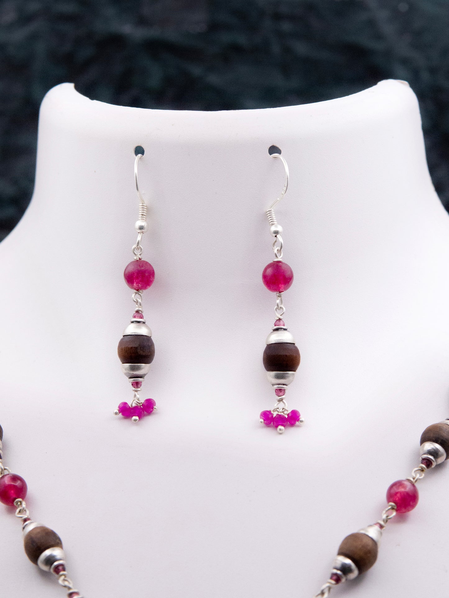Red Onyx & Ruby Mala