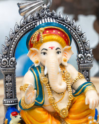 Enameled Peshwa Ganesh