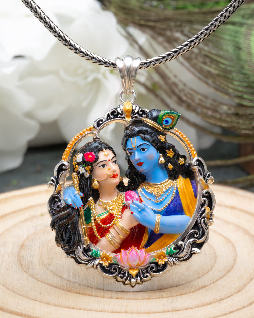 Enameled Radha KunjaBihari