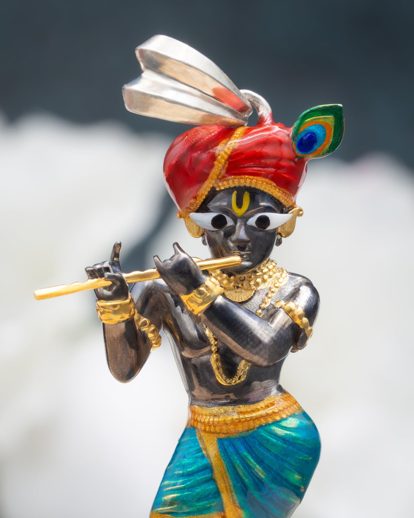 Enameled RadharamanJi Pendant