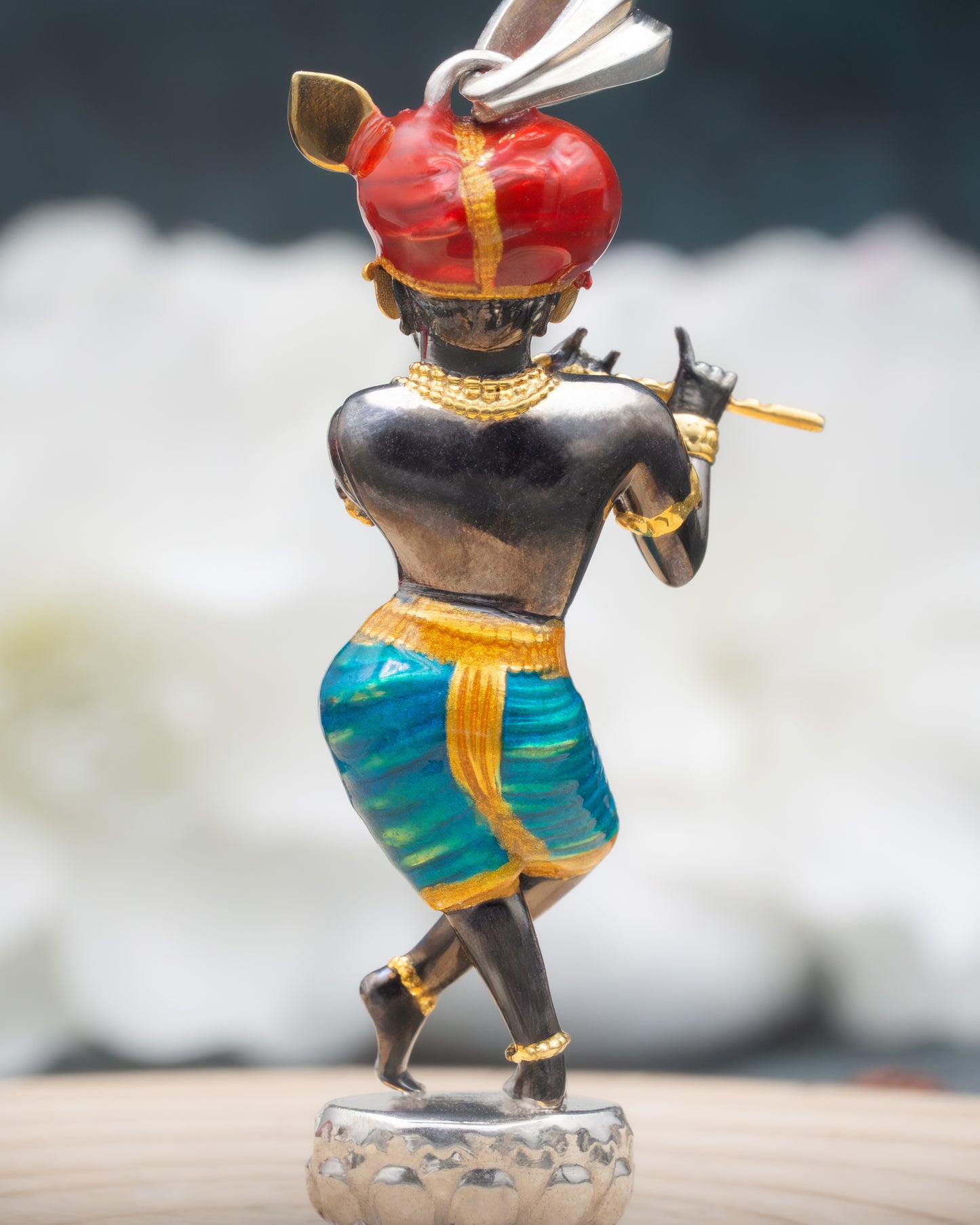 Enameled RadharamanJi Pendant