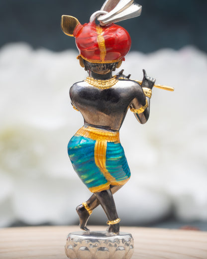 Enameled RadharamanJi Pendant