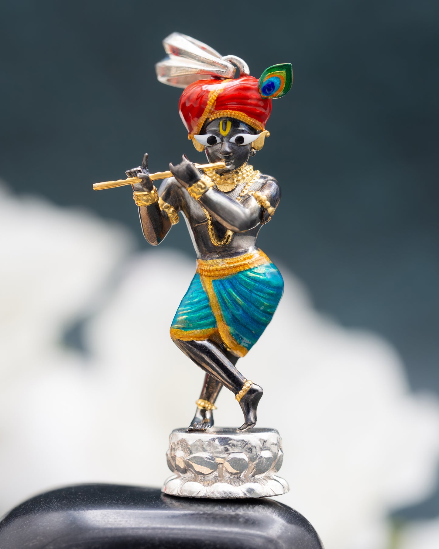 Enameled RadharamanJi Pendant