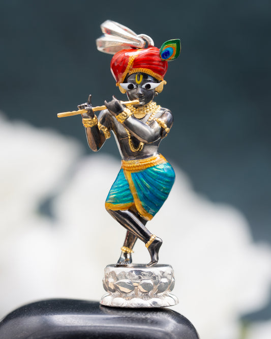 Enameled RadharamanJi Pendant