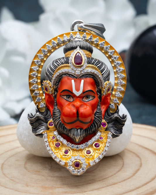 Radiant Sindoori Hanuman