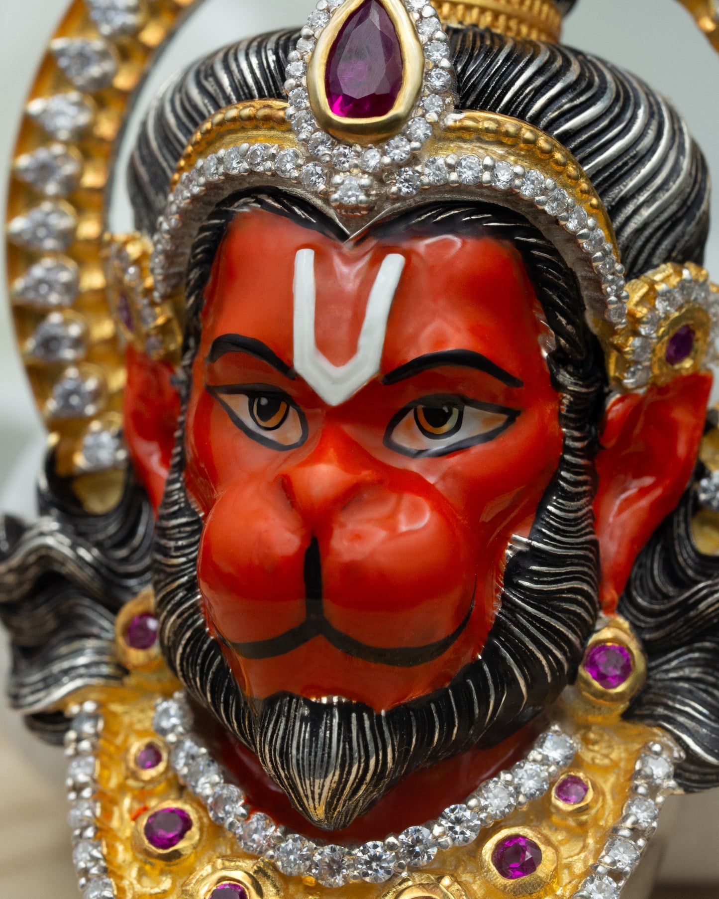 Radiant Sindoori Hanuman