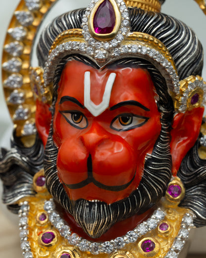 Radiant Sindoori Hanuman