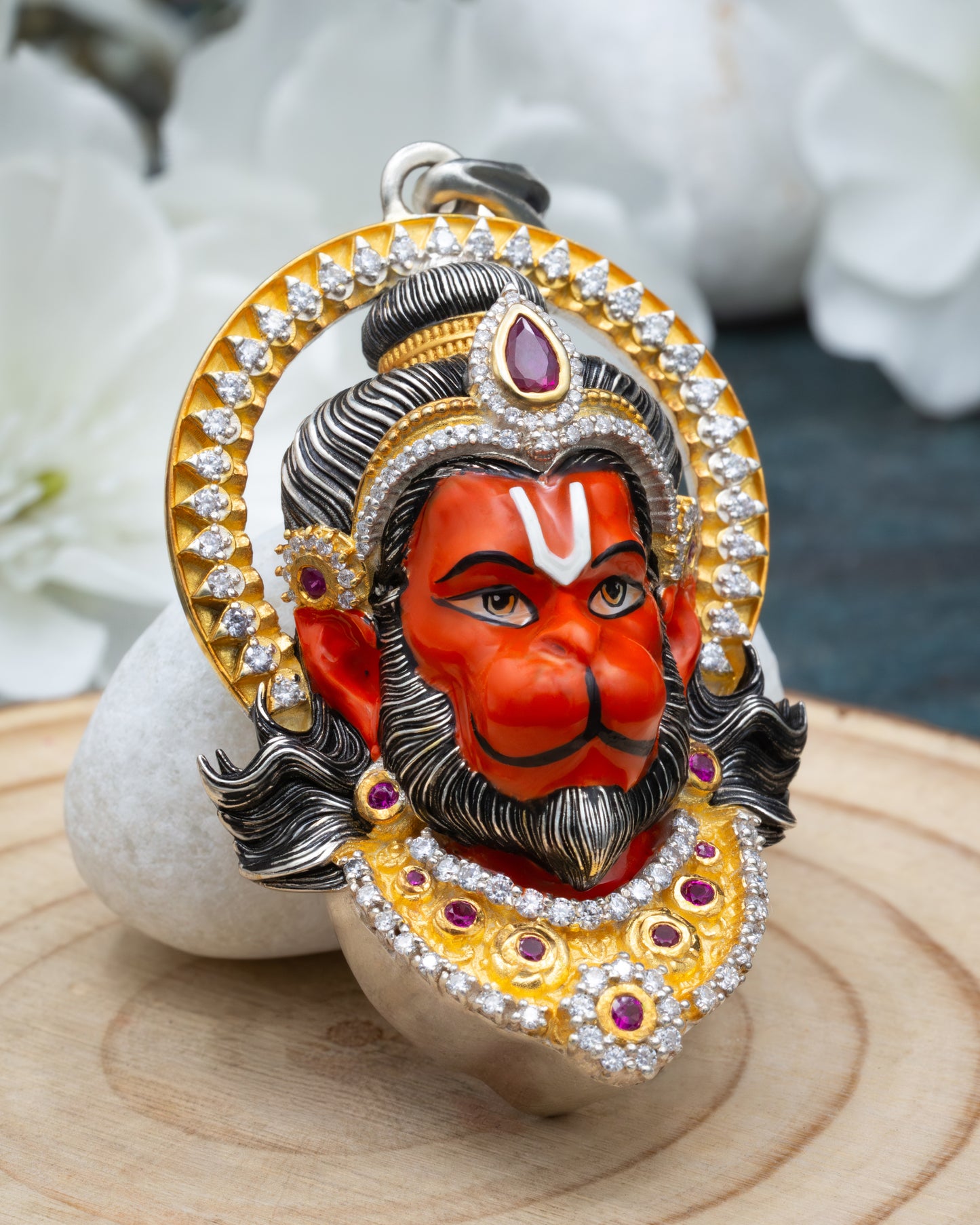 Radiant Sindoori Hanuman