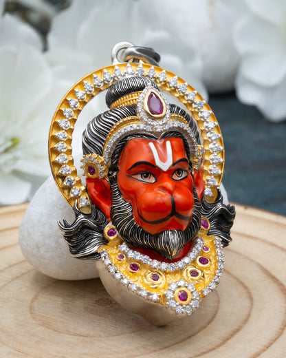 Radiant Sindoori Hanuman