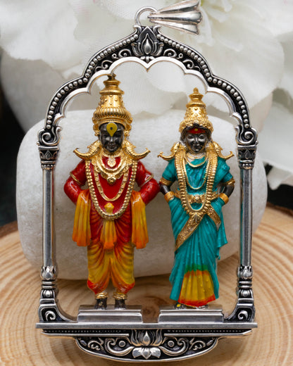 Enamel Vitthal Rukmani Pendent