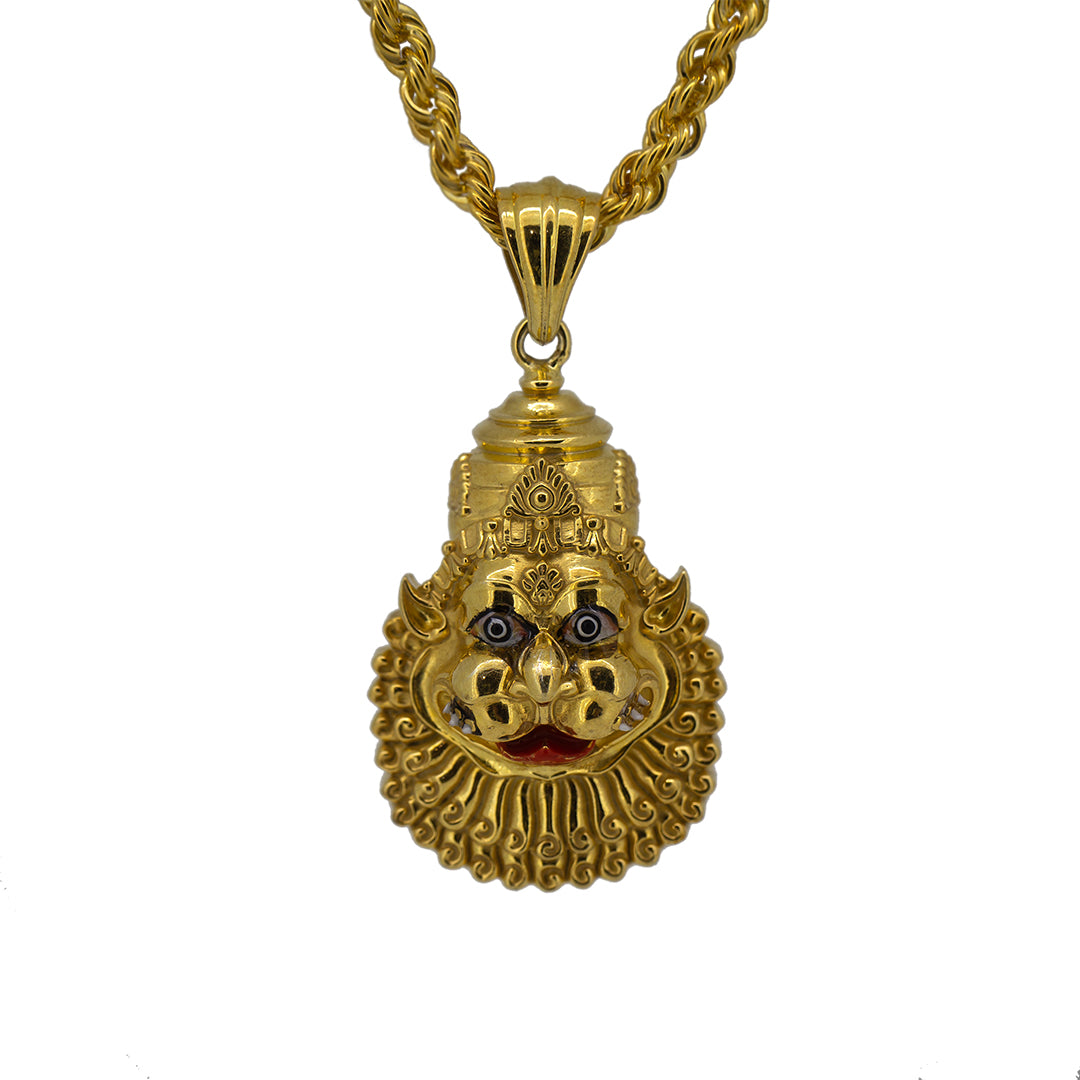 Gold Plated Shanta Mukha