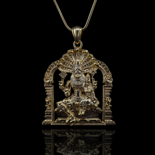 Gold Plated Laxmi Narasimha