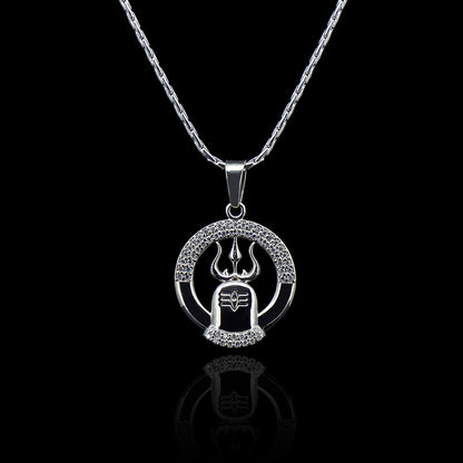 Radiant Shiva Trident Pendant